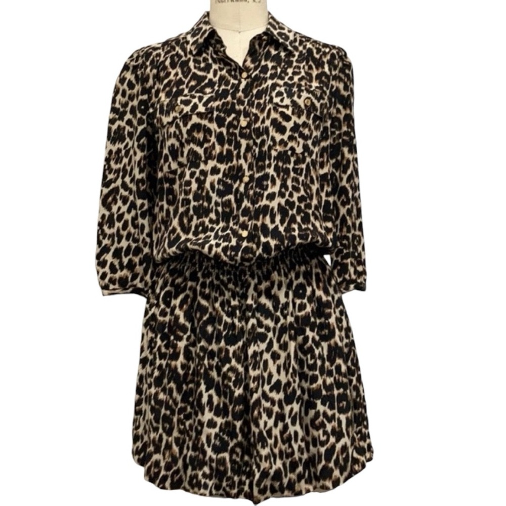 JUICY COUTURE SILK DRESS 3/4 SLEEVE